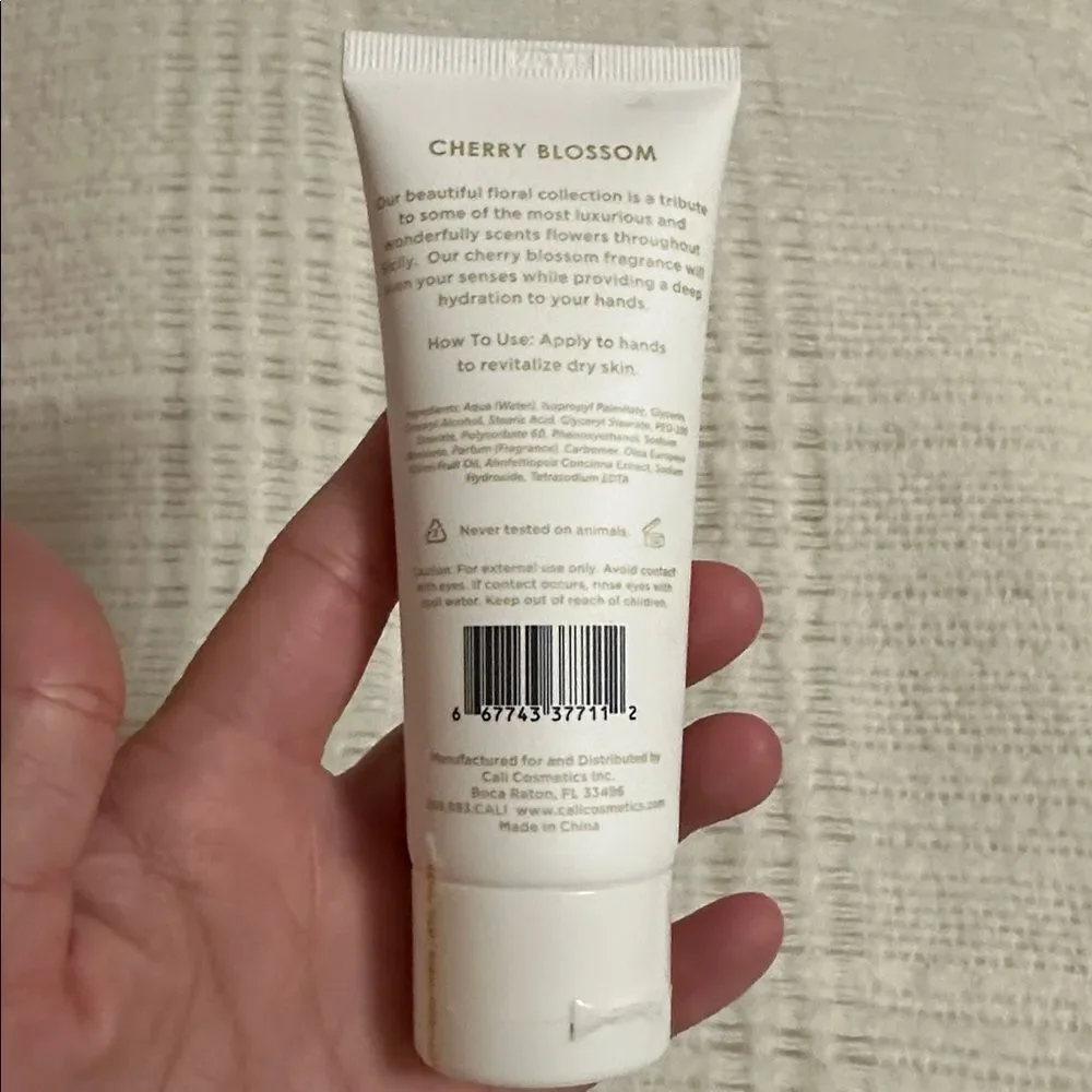 Fiore collection CALI COSMETICS Cherry Blossom Hand Cream 2.5fl oz